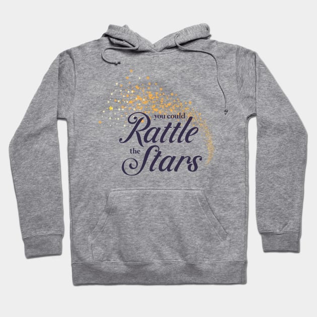 You Could Rattle the Stars (purple) Hoodie by Epic Færytales